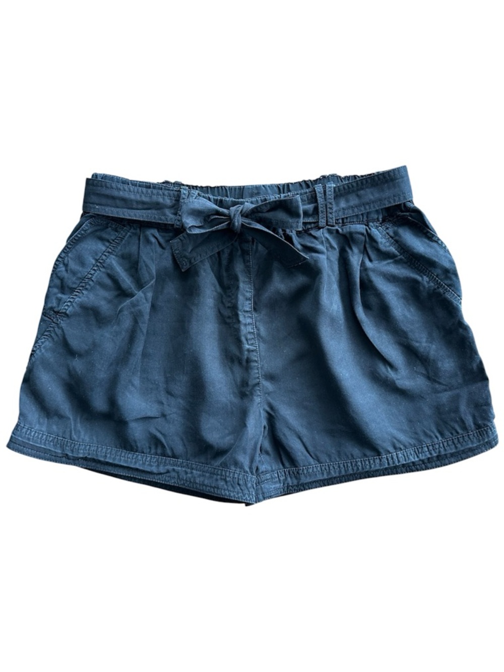 Country Road Elastic Tie-Waist Shorts Casual Summer Black Size XS Women’s